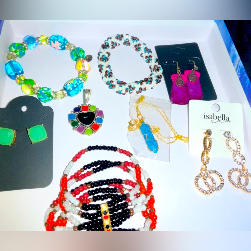 Handmade jewelry pieces